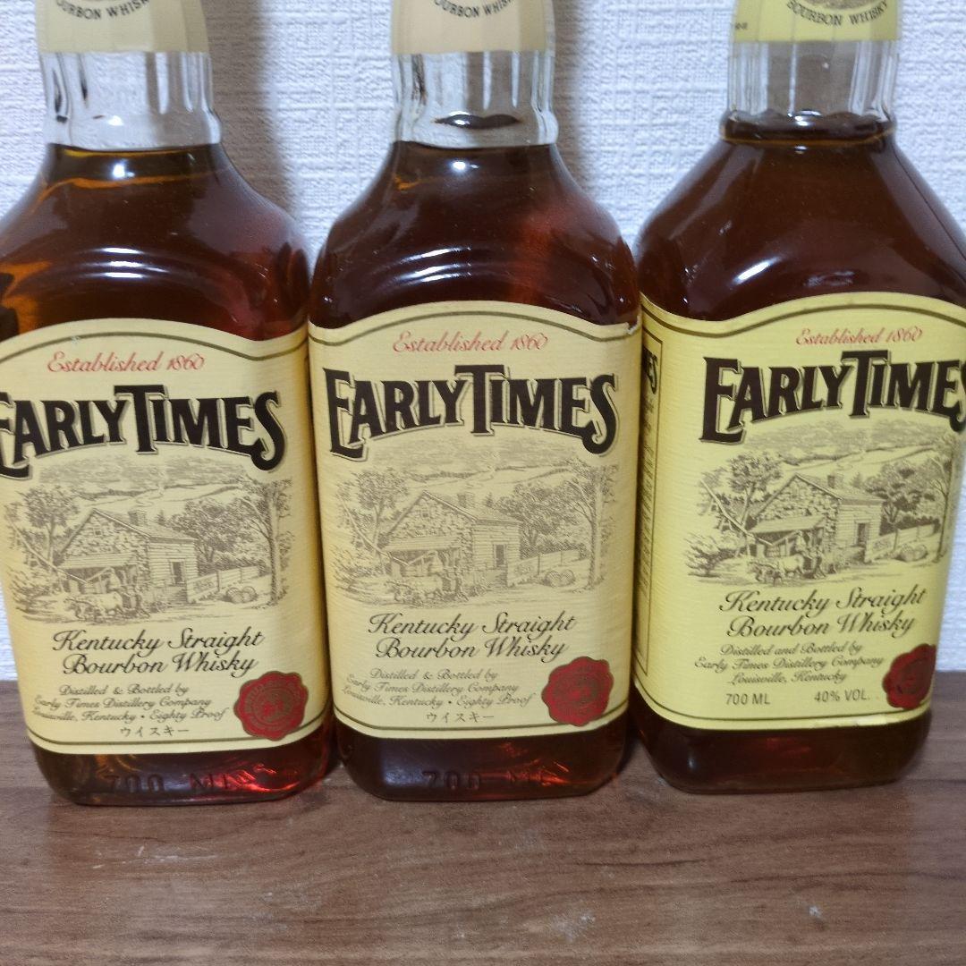 EARLY TIMESアーリータイムズイエローラベル旧ボトル　終売品　3本セット