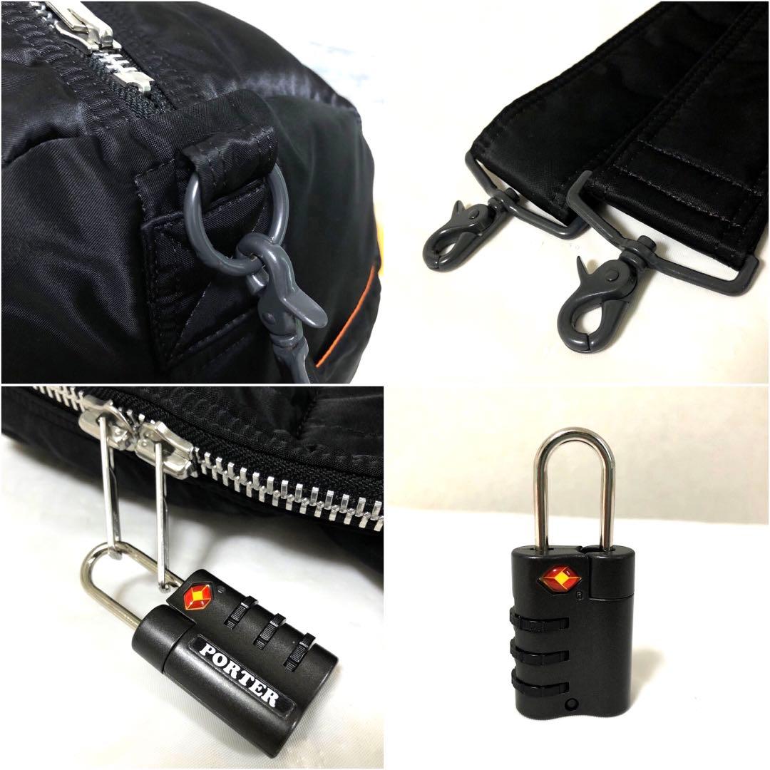 超美品✨廃盤 ポータータンカー ボストンバッグXL 2way 黒 TSAロック