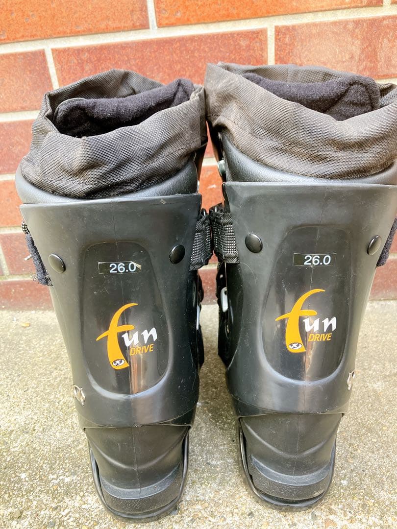 ノルディカFUNファンドライブ　ショートスキー スノースクート登山ブーツ26cm