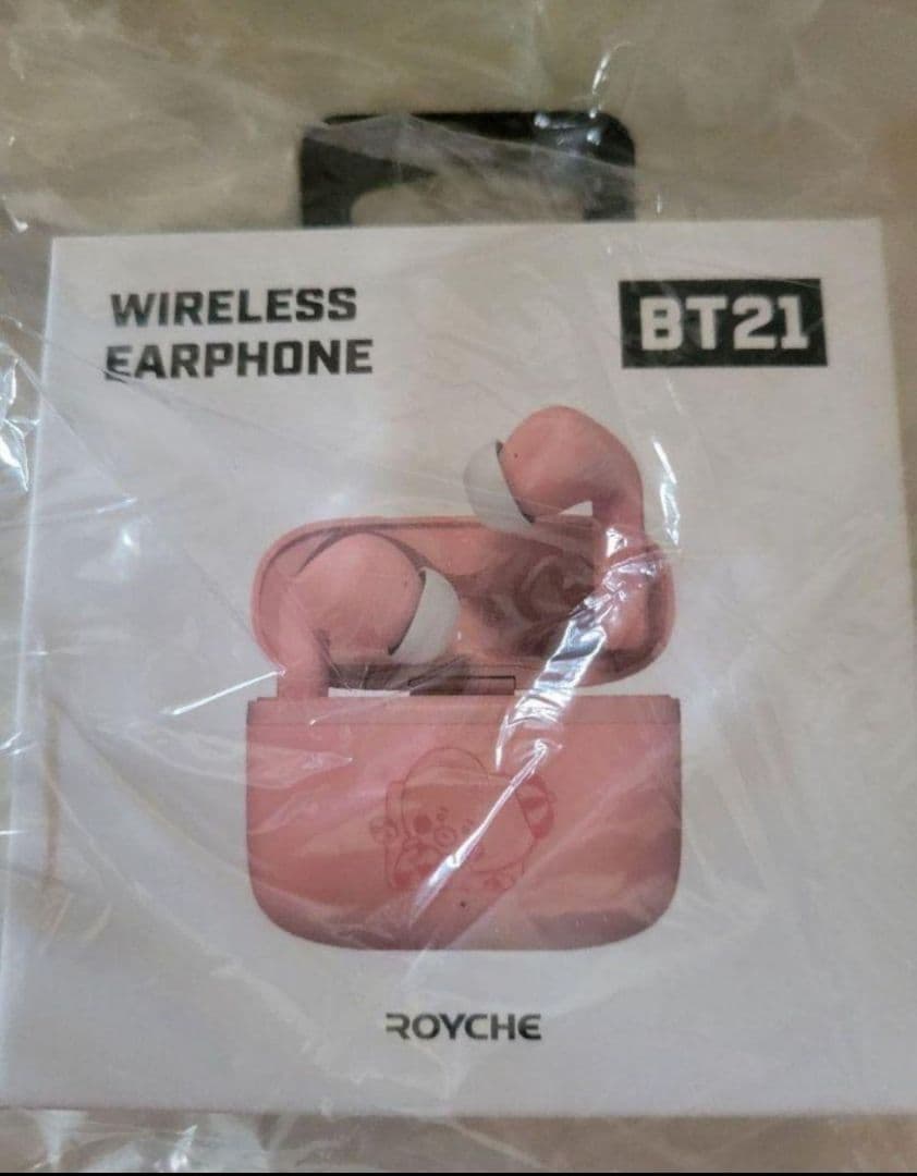 防弾少年団 公式 グッズ BT21 ワイヤレスイヤホン TATA