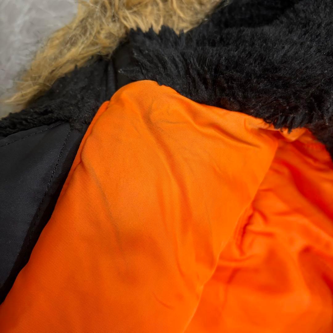 ALPHA N2-B type MA-1 ブラック 短丈 Y2K 4