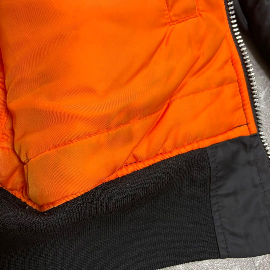 ALPHA N2-B type MA-1 ブラック 短丈 Y2K 4