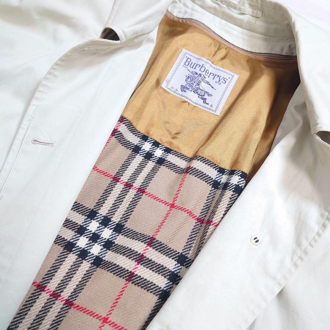 BURBERRYS トレンチコート ノバチェック インナー付き 比翼ボタン