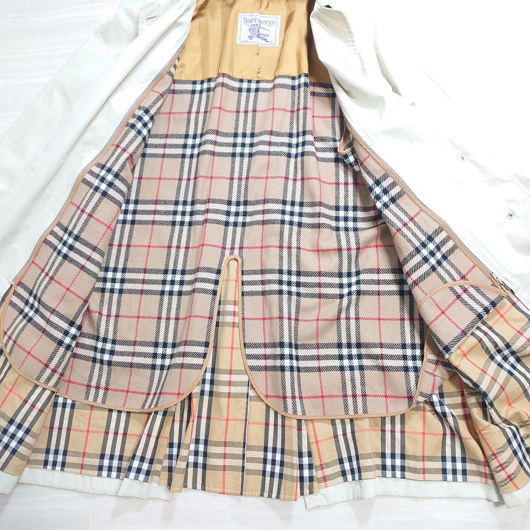 BURBERRYS トレンチコート ノバチェック インナー付き 比翼ボタン