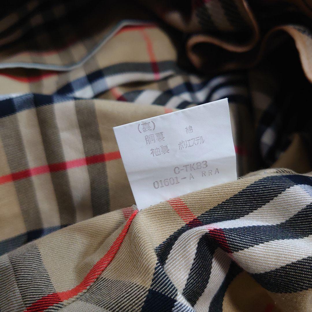 BURBERRYS トレンチコート ノバチェック インナー付き 比翼ボタン