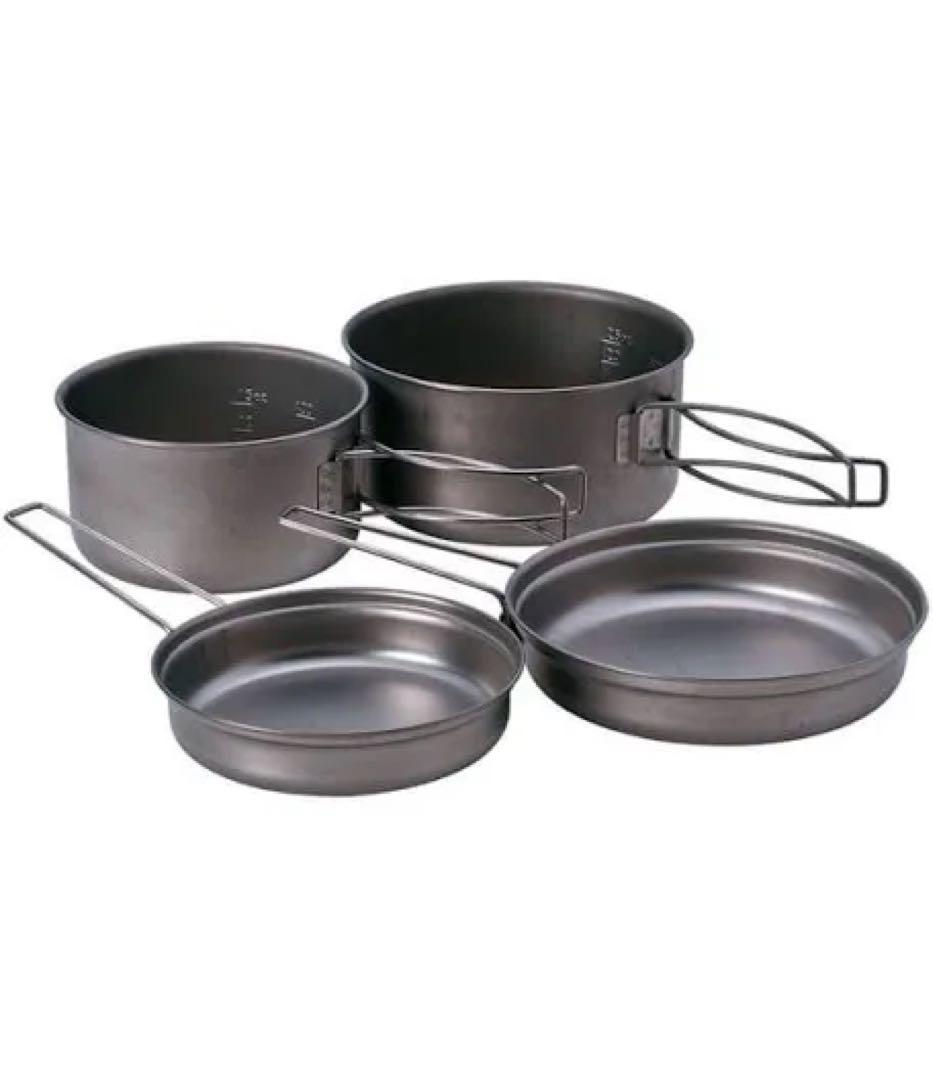 週末限定価格♪未使用 スノーピーク チタン クッカー& チタン マグ3ヶセット