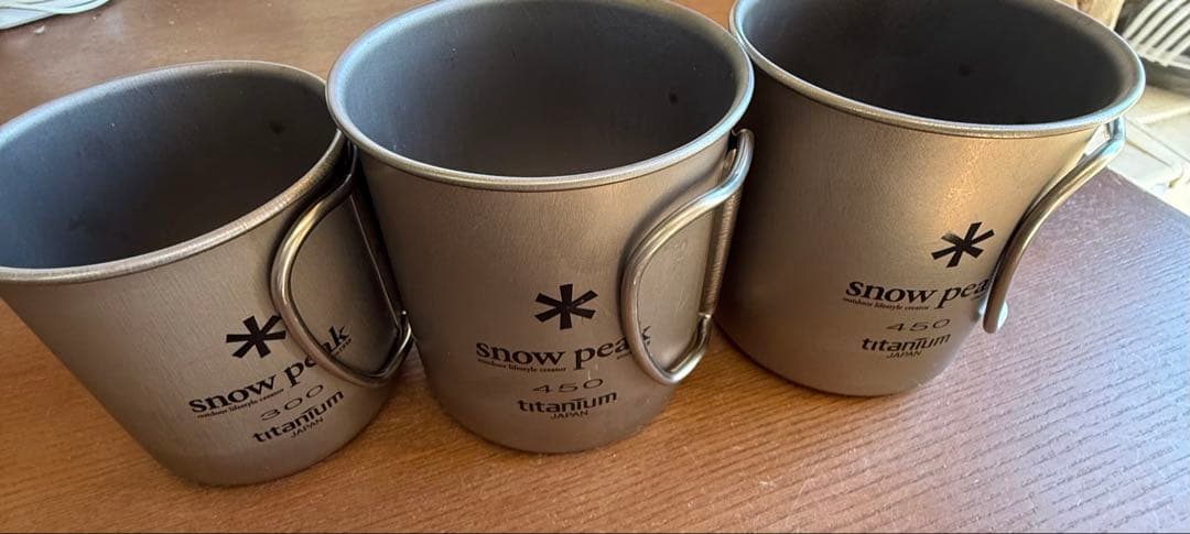 週末限定価格♪未使用 スノーピーク チタン クッカー& チタン マグ3ヶセット