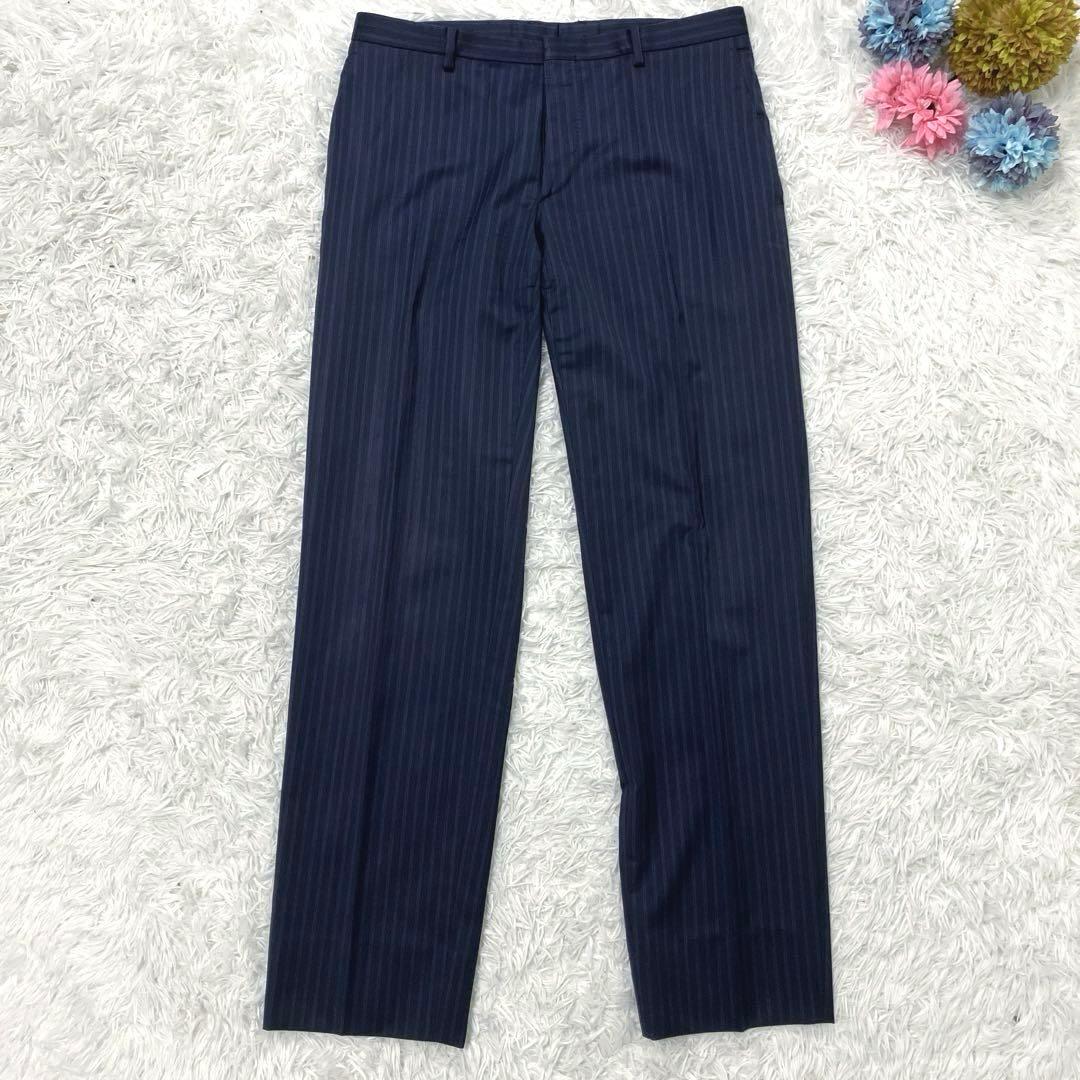 【訳あり・衝撃価格✨】エトロ　セットアップ　3ピース　ストライプ　シルク混　52