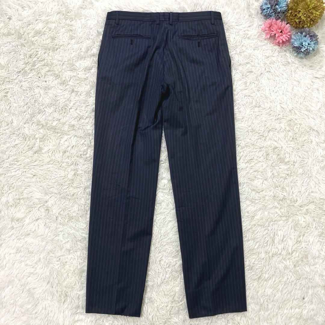 【訳あり・衝撃価格✨】エトロ　セットアップ　3ピース　ストライプ　シルク混　52