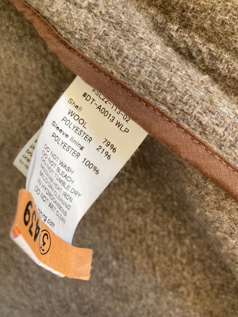 DANTON | ウールライトパイル カラーレスジャケット36 Bshop