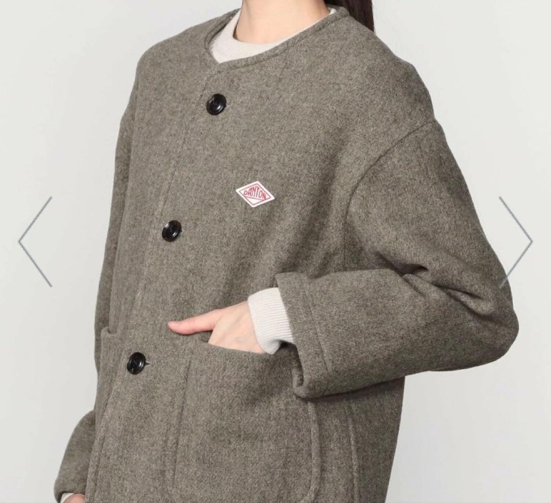 DANTON | ウールライトパイル カラーレスジャケット36 Bshop