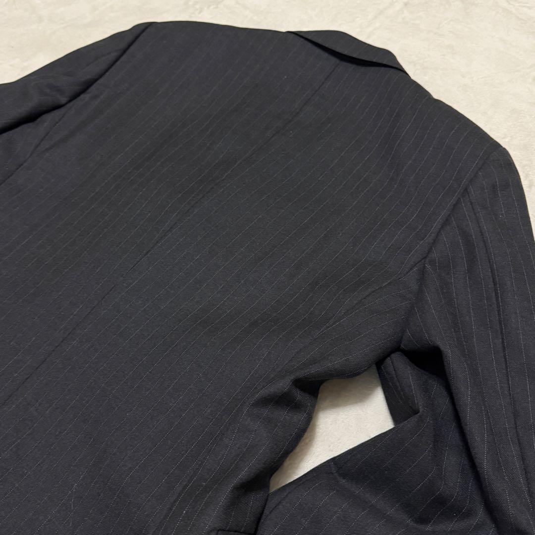 美品　バーバリーブラックレーベル　3ピース L ダークグレー　セットアップスーツ