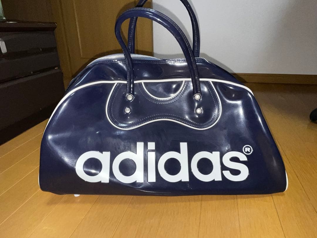 adidas 70s～80s エナメルボストンバッグヴィンテージ バッグy2k
