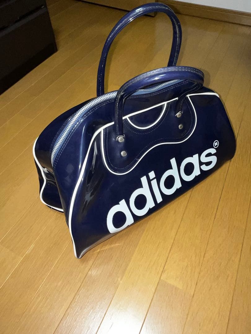 adidas 70s～80s エナメルボストンバッグヴィンテージ バッグy2k