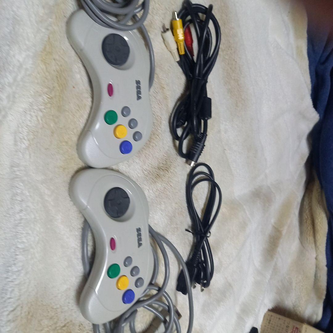 美品 セガサターン HST-0014 ソフト6本箱説付き