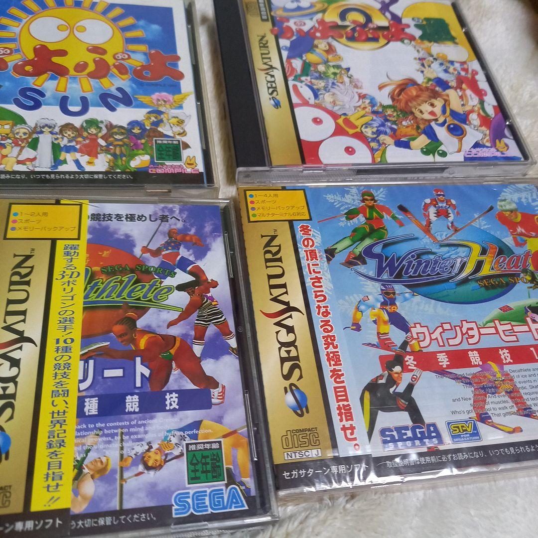 美品 セガサターン HST-0014 ソフト6本箱説付き