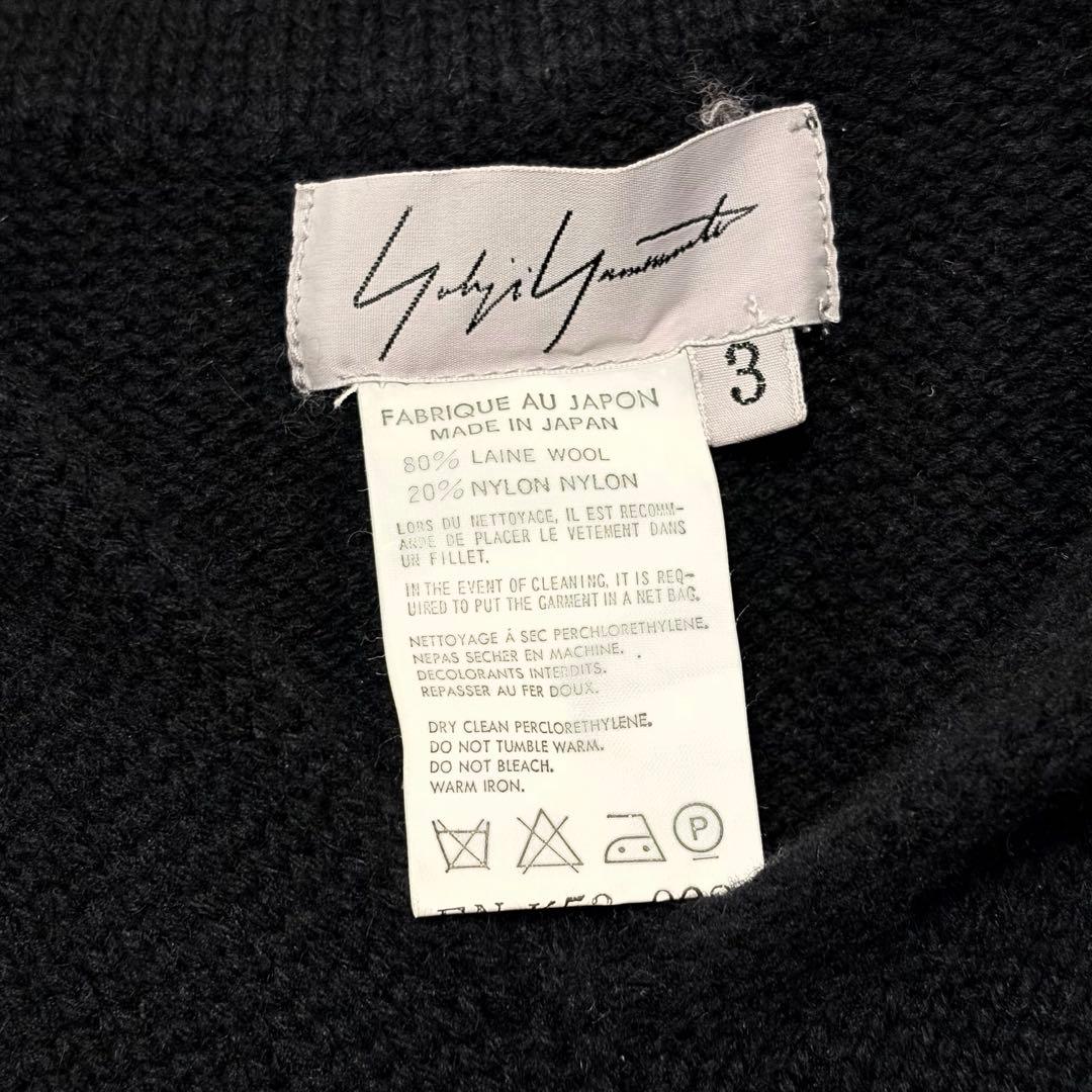 美品　yohji yamamoto ヨウジヤマモト　トップス　ポンチョ　ニット