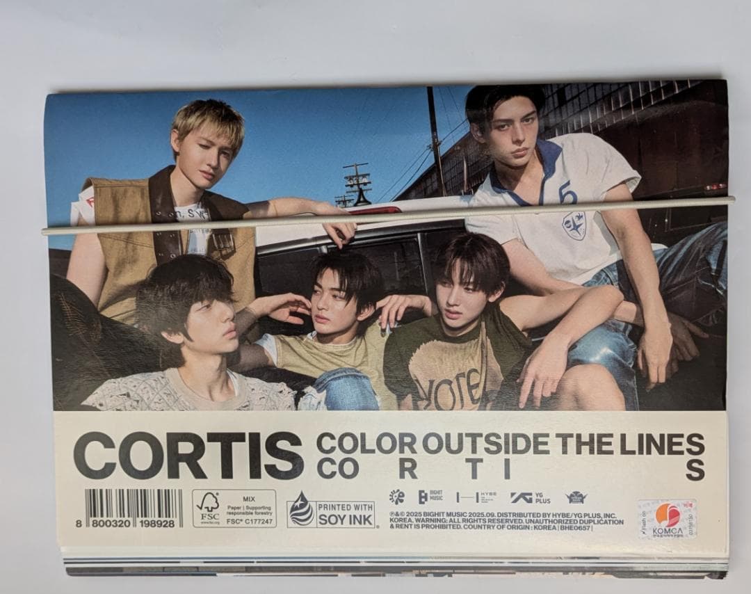 ★直筆サインCD◆CORTIS◆COLOR OUTSIDE THE LINES