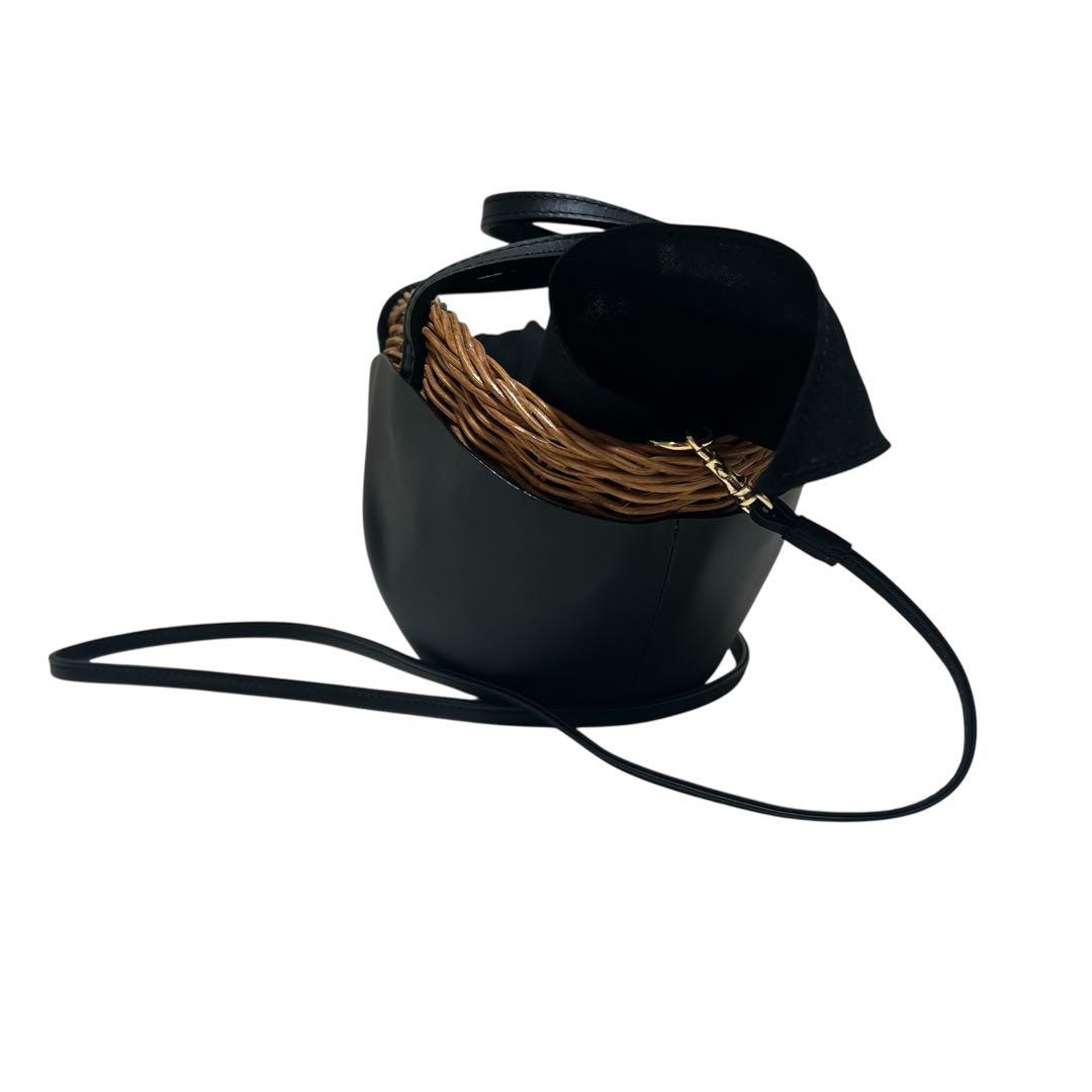 【美品】The Bagmati バグマティ　レザー　カゴバッグ　ブラック