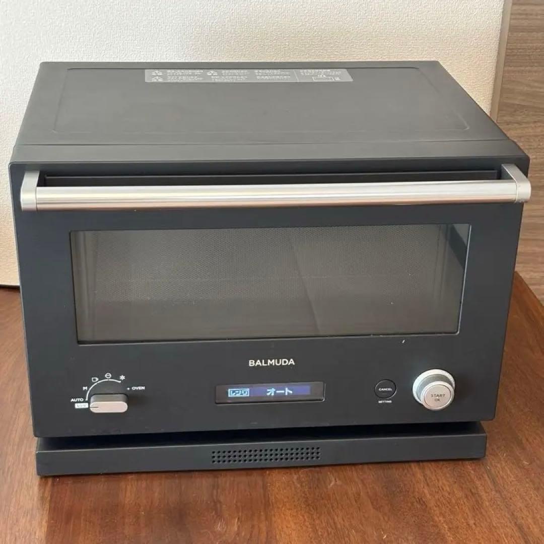 BALMUDA オーブンレンジ ブラック ジャンク品 (2022年製)