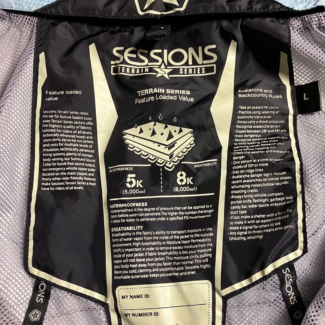 SESSIONS／セッションズ✴️スキー・スノーボードウエア　防寒　防雪　テック系