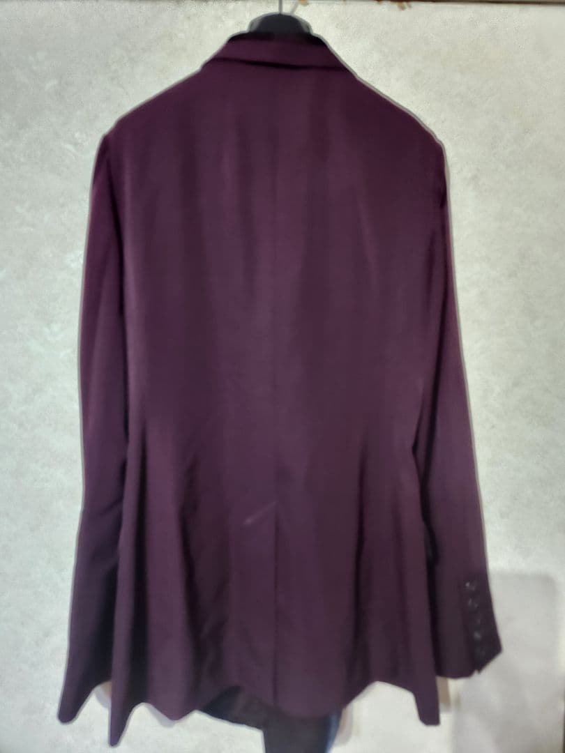 BED j.w.FORD バーガンディ ダブルブレストスーツ　サイズ0