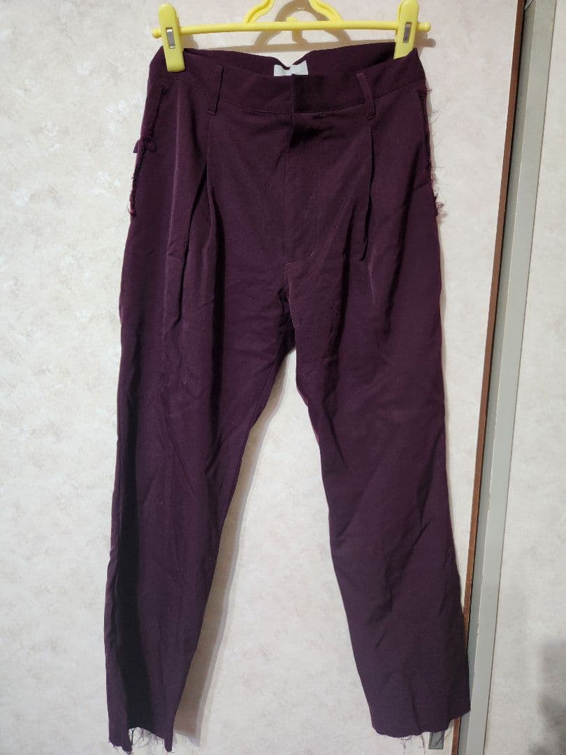 BED j.w.FORD バーガンディ ダブルブレストスーツ　サイズ0