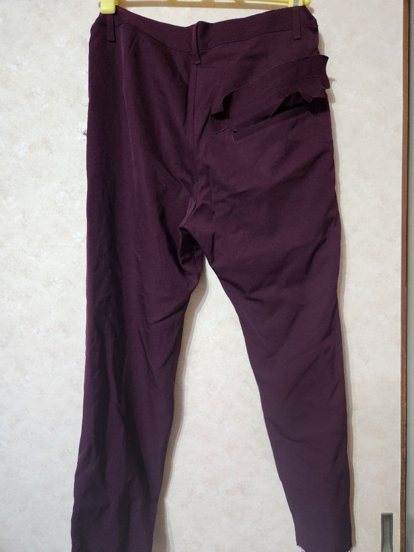 BED j.w.FORD バーガンディ ダブルブレストスーツ　サイズ0