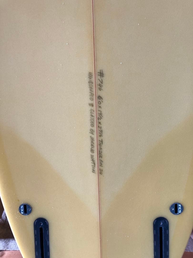 6.０ツイン　ザー　oss オーストラリアハンドシェイプ　新品