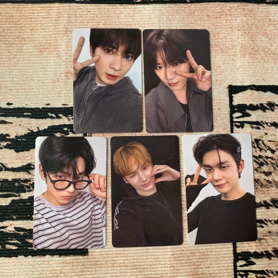 TXT LINE MUSIC 再生 ミュージック 当選 トレカ 5枚セット