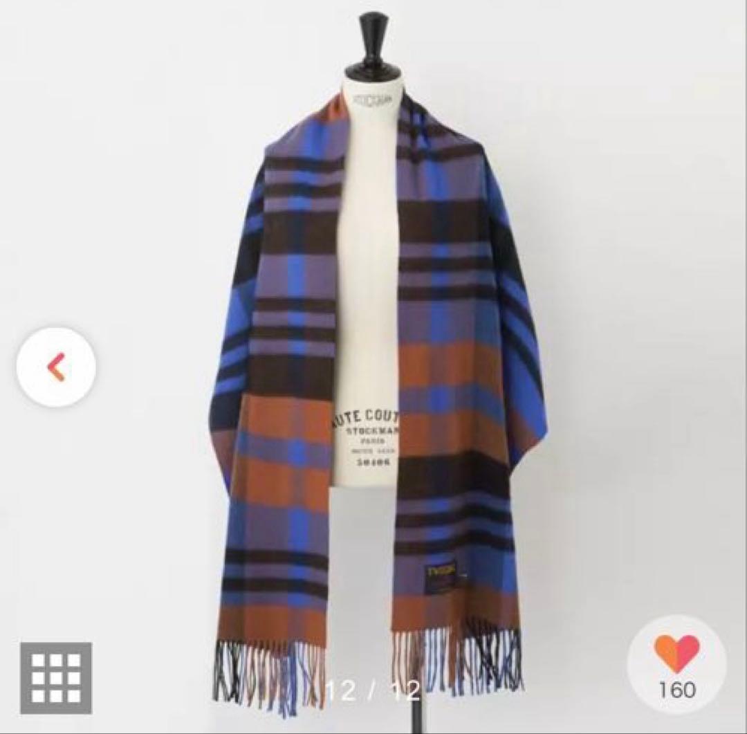 1度のみ2025●LEE掲載完売●TWEEDMILLチェックストール