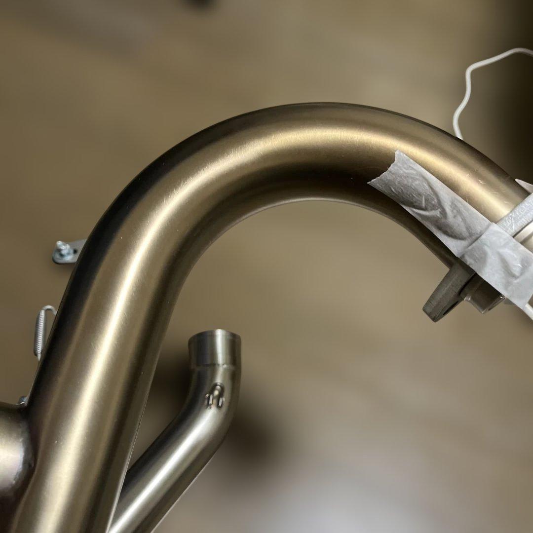  RnineT ユニットガレージ　ステンレスエキゾーストパイプ