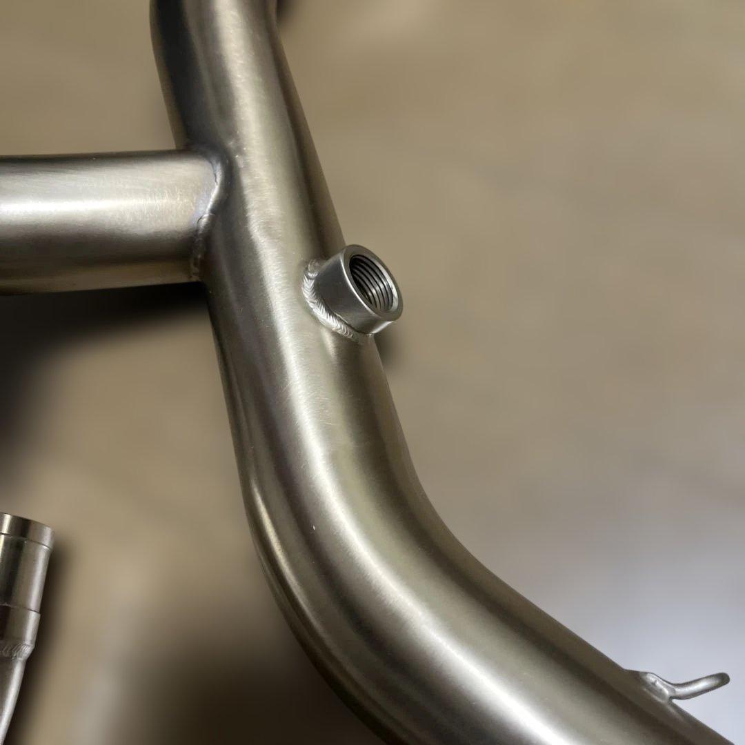  RnineT ユニットガレージ　ステンレスエキゾーストパイプ