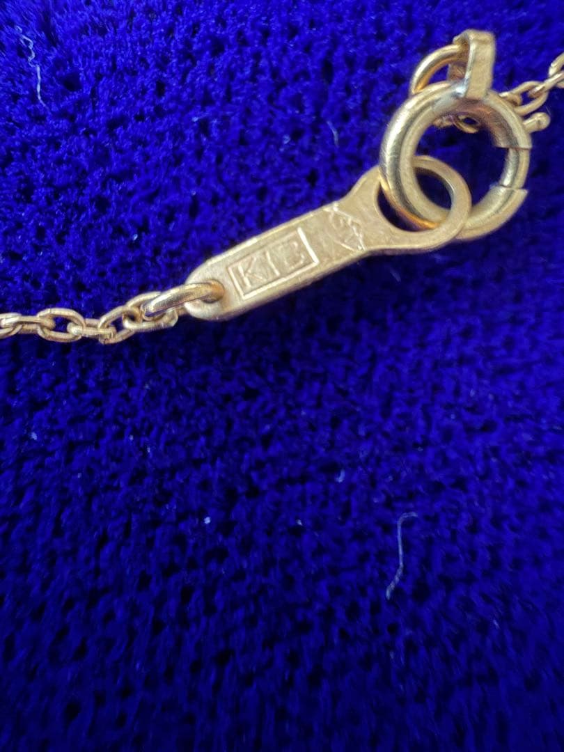 18金ゴールド バーネックレス