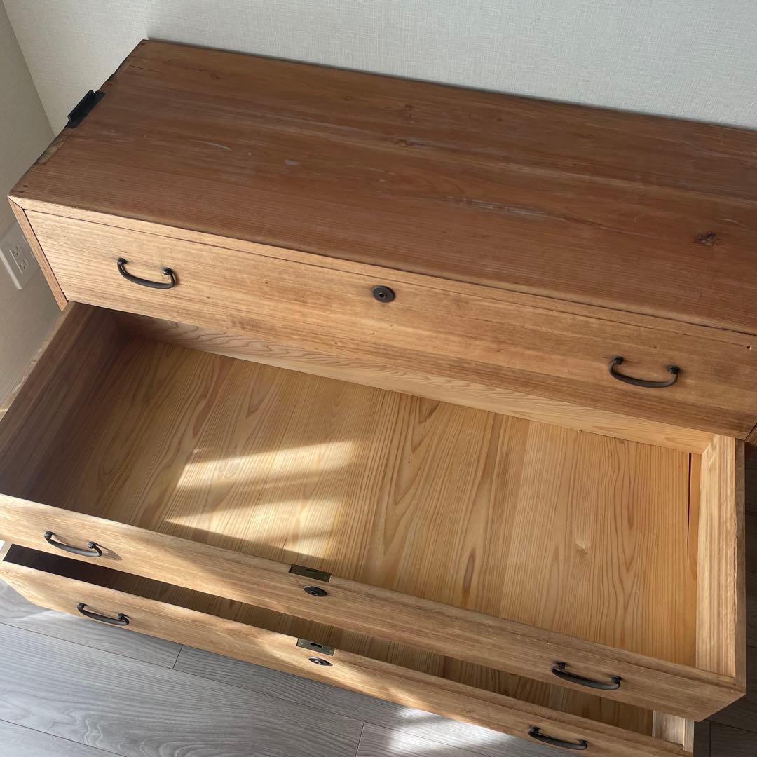 36)桐箪笥　アンティーク　チェスト　和箪笥　古家具
