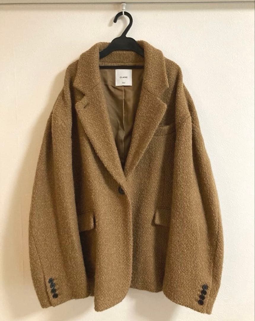 clane×広瀬すず　mix color over coat