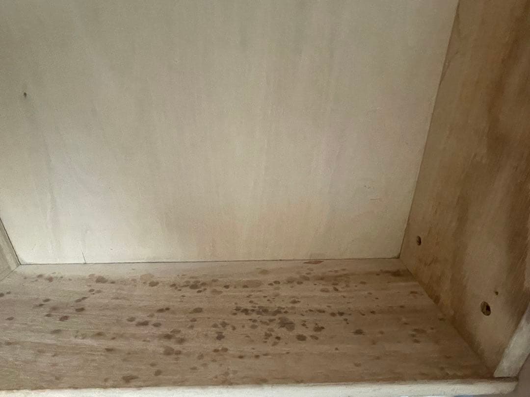 無印良品　タモ材　三段チェストワイド