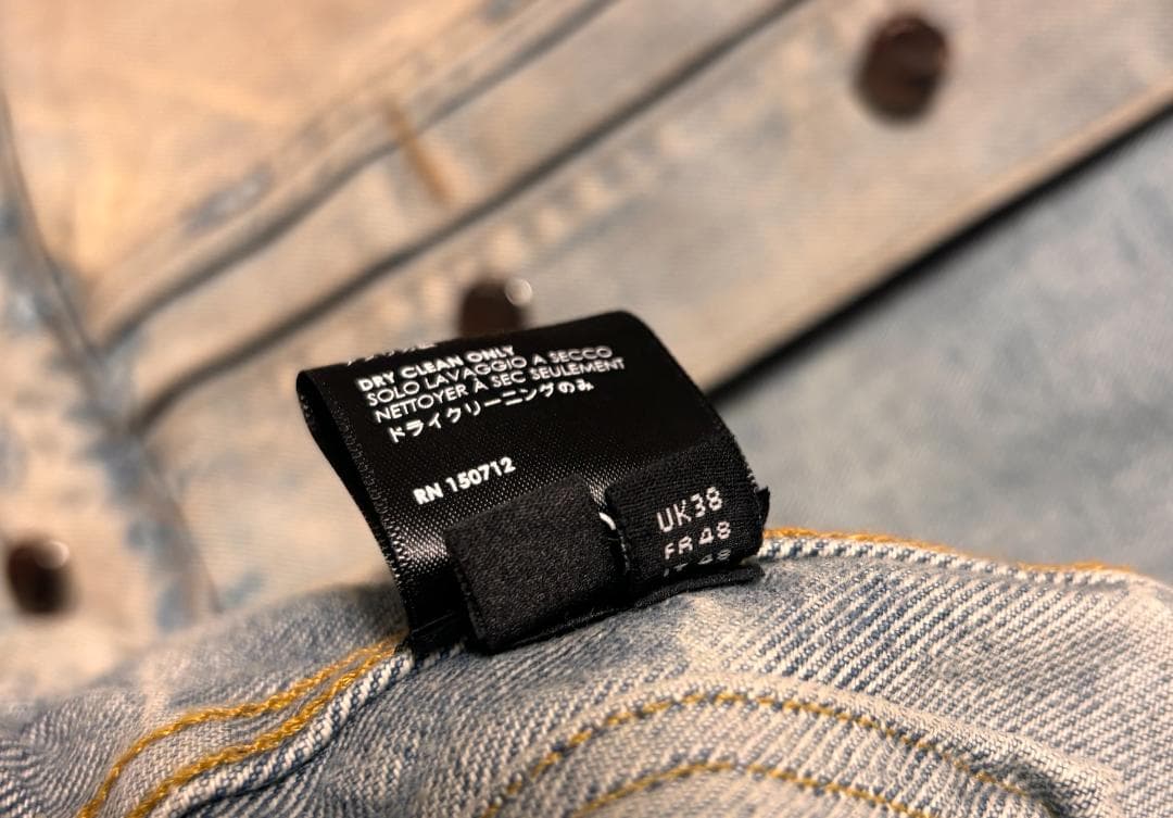 AMIRI デニムジャケット ダメージ サイズM