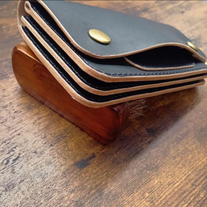 【丘染めブラック】ロングトラッカーウォレット