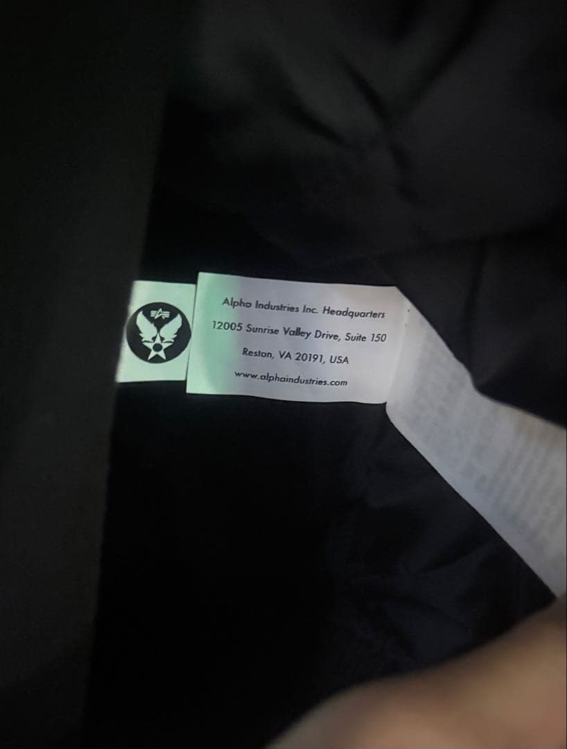 THUGCLUB ALPHA INDUSTRIES MA-1ジャケット XL