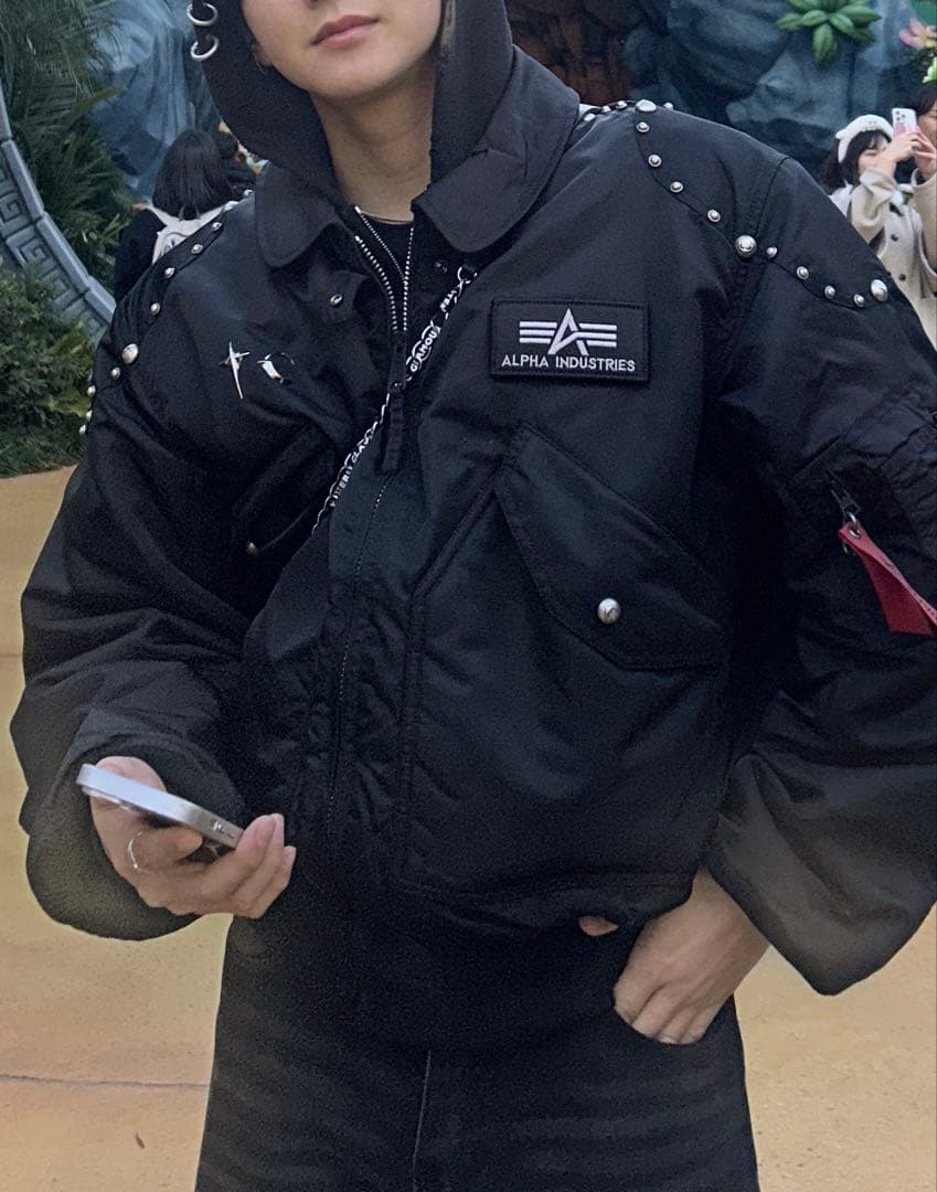 THUGCLUB ALPHA INDUSTRIES MA-1ジャケット XL