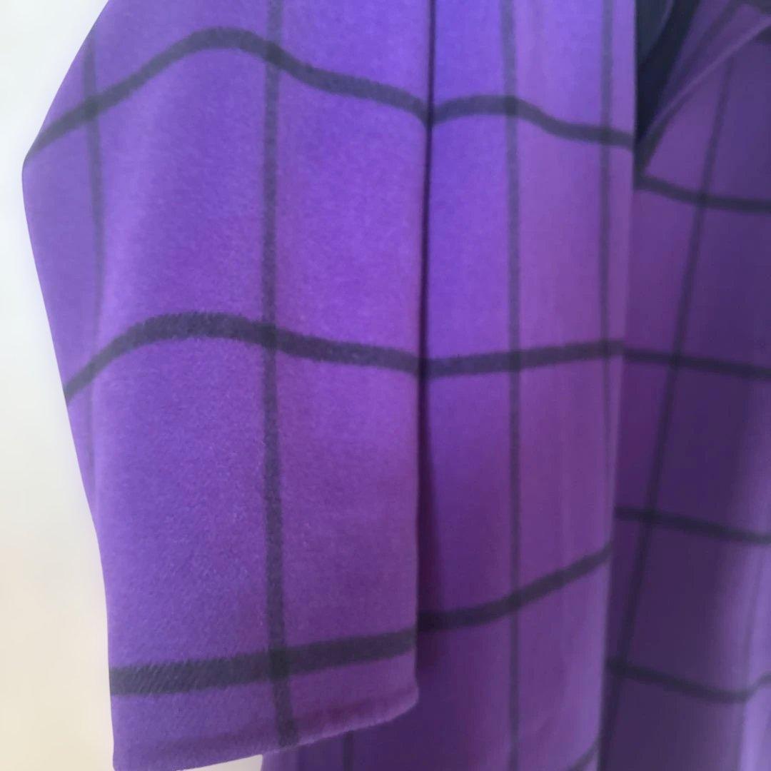 【美品】DRAWER ダブルフェイス　リバーチェックコート