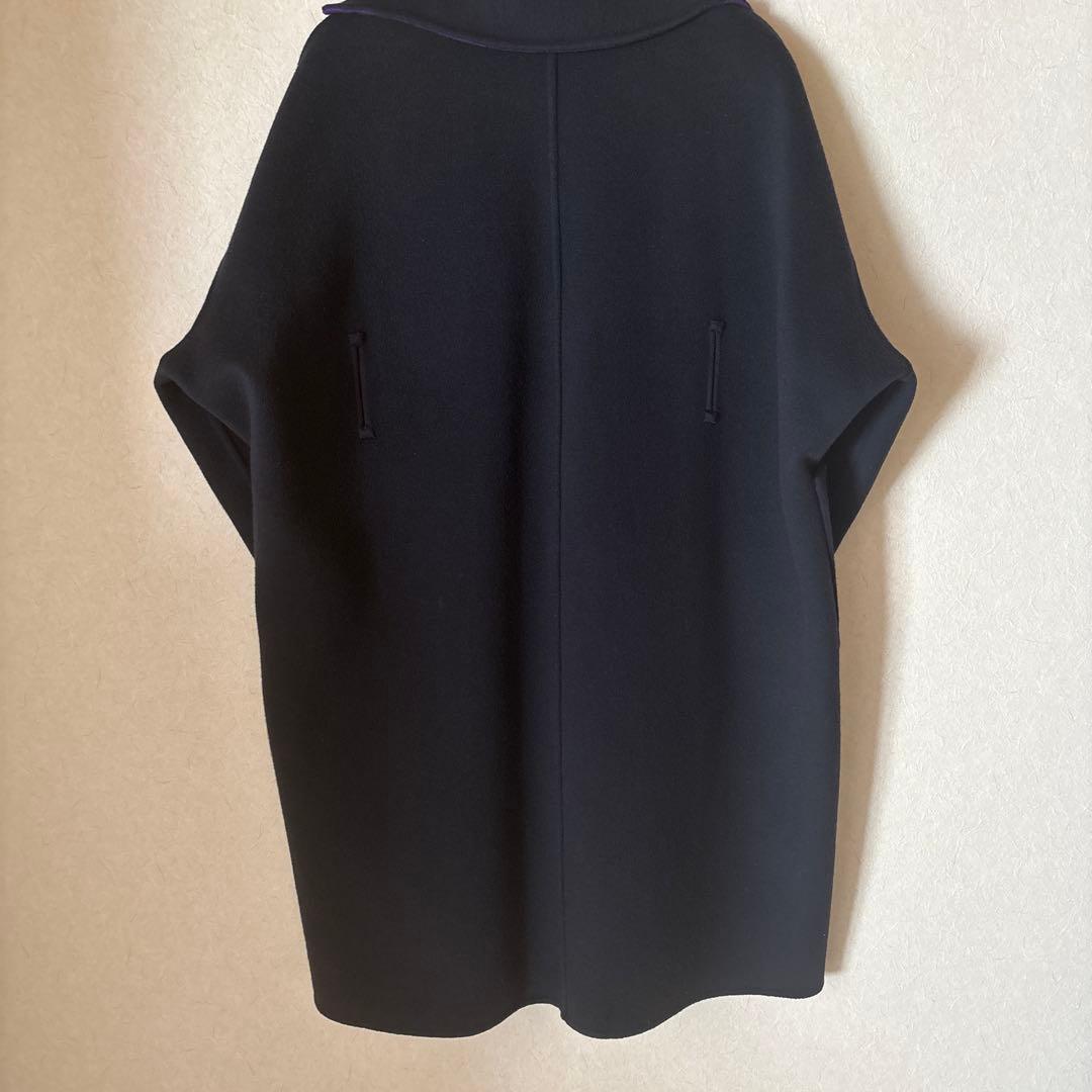 【美品】DRAWER ダブルフェイス　リバーチェックコート