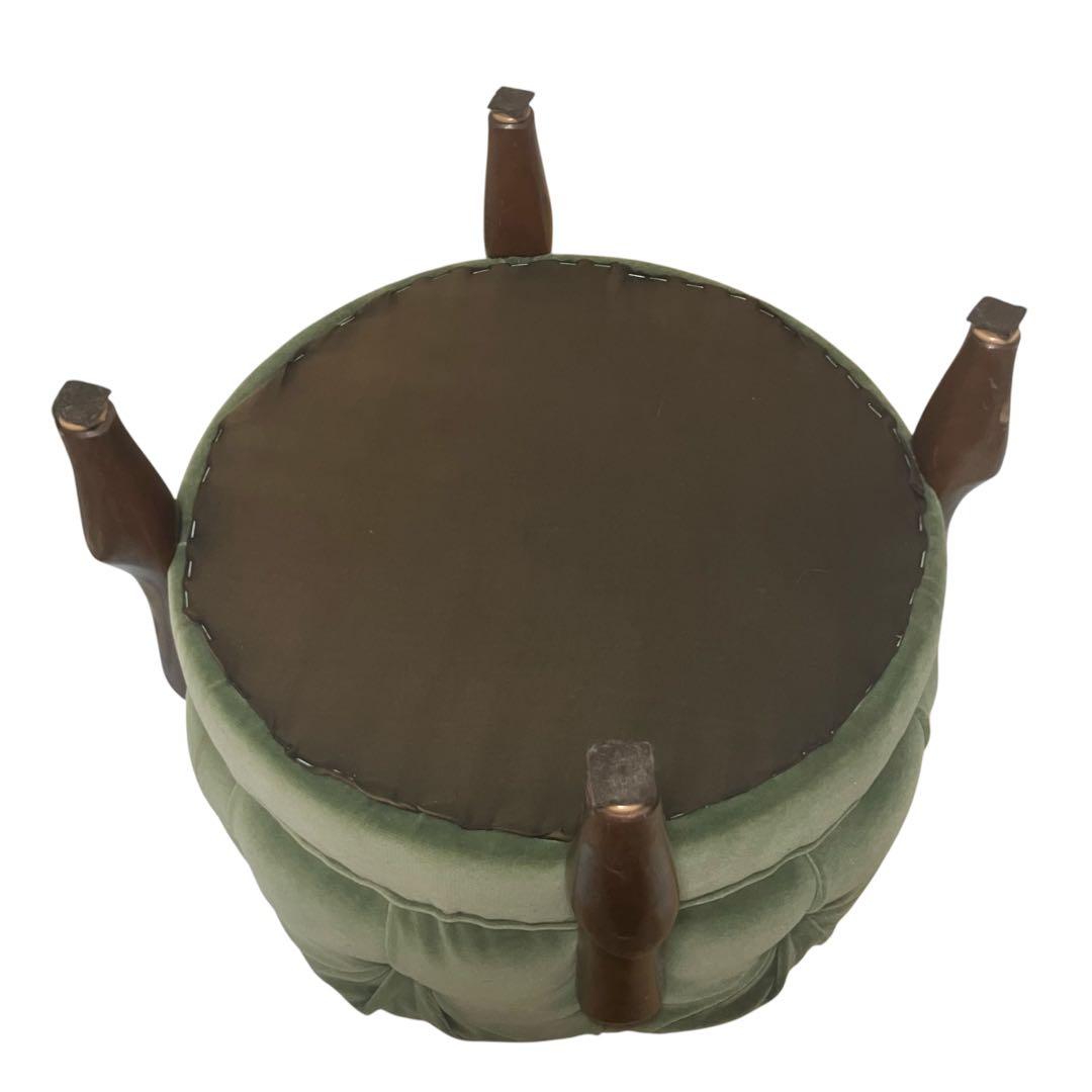 maruni マルニ家具オットマンスツール　猫脚ベルサイユGシリーズ　希少レトロ