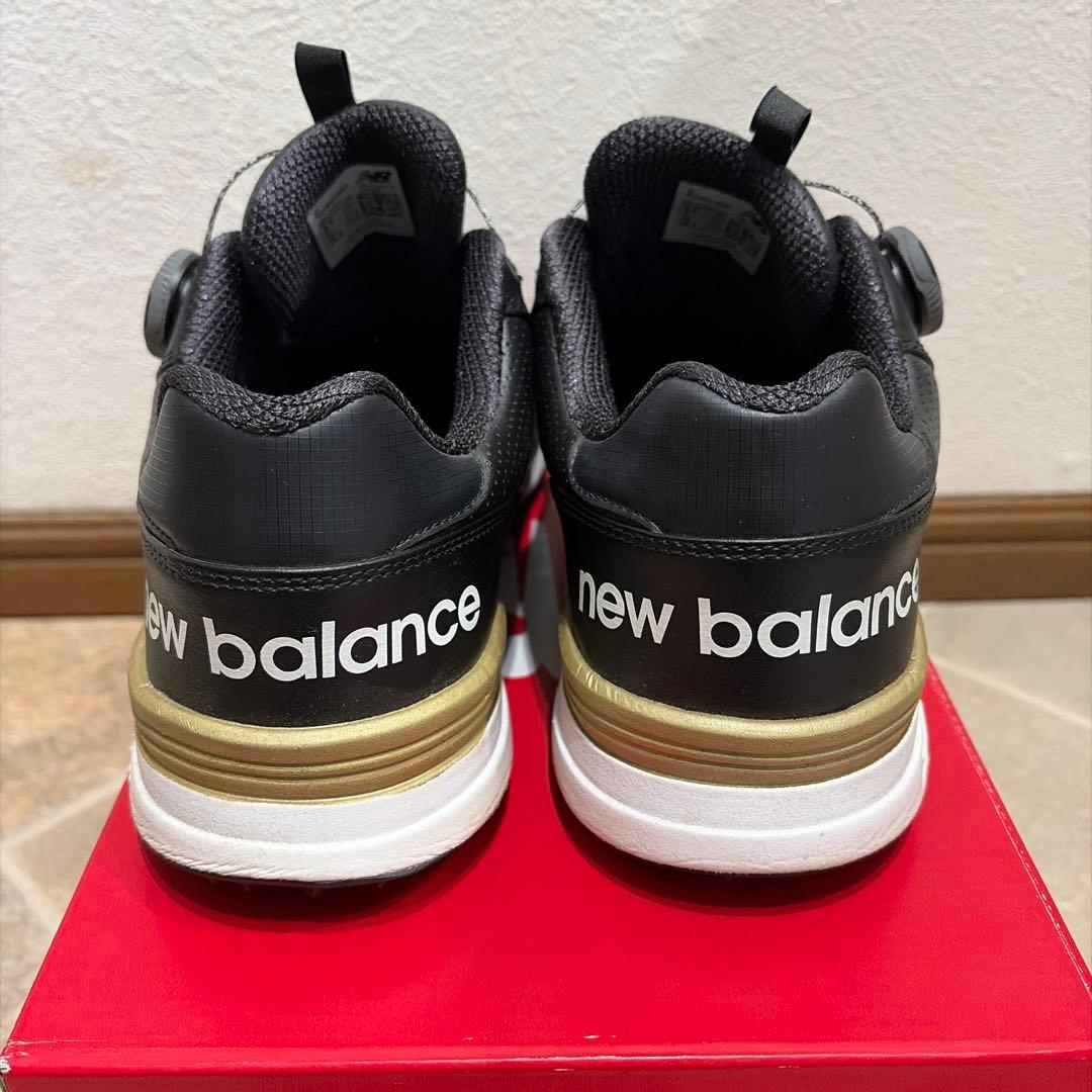 New Balance 574 ゴルフシューズ ブラック