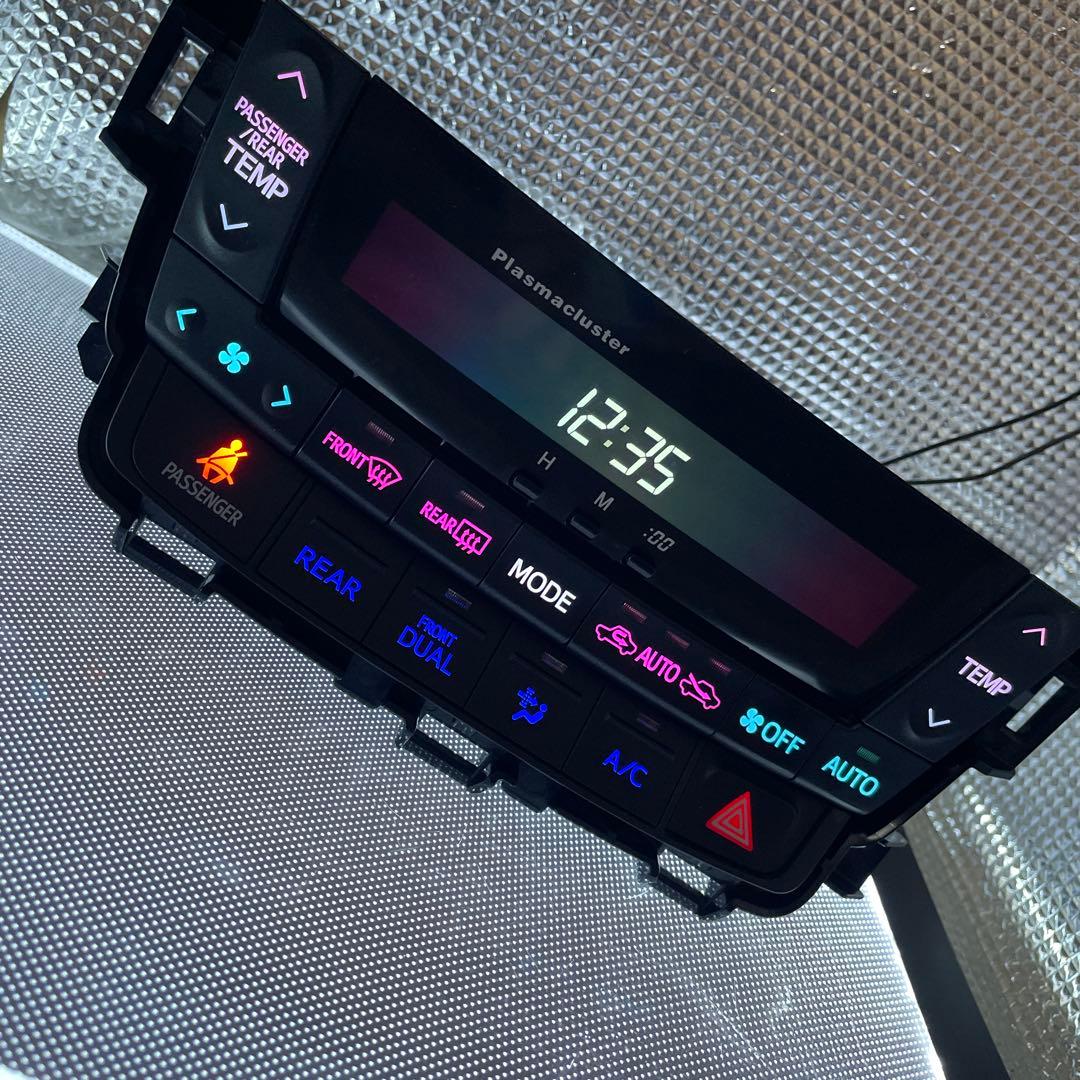 前期用　20系 アルファード、ヴェルファイア エアコンパネル LED交換完成品