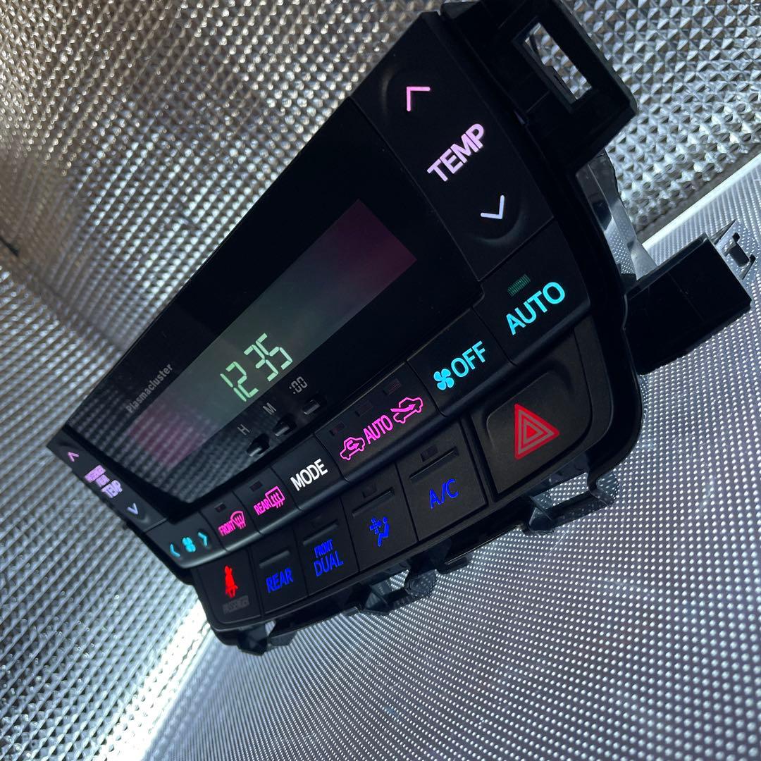 前期用　20系 アルファード、ヴェルファイア エアコンパネル LED交換完成品