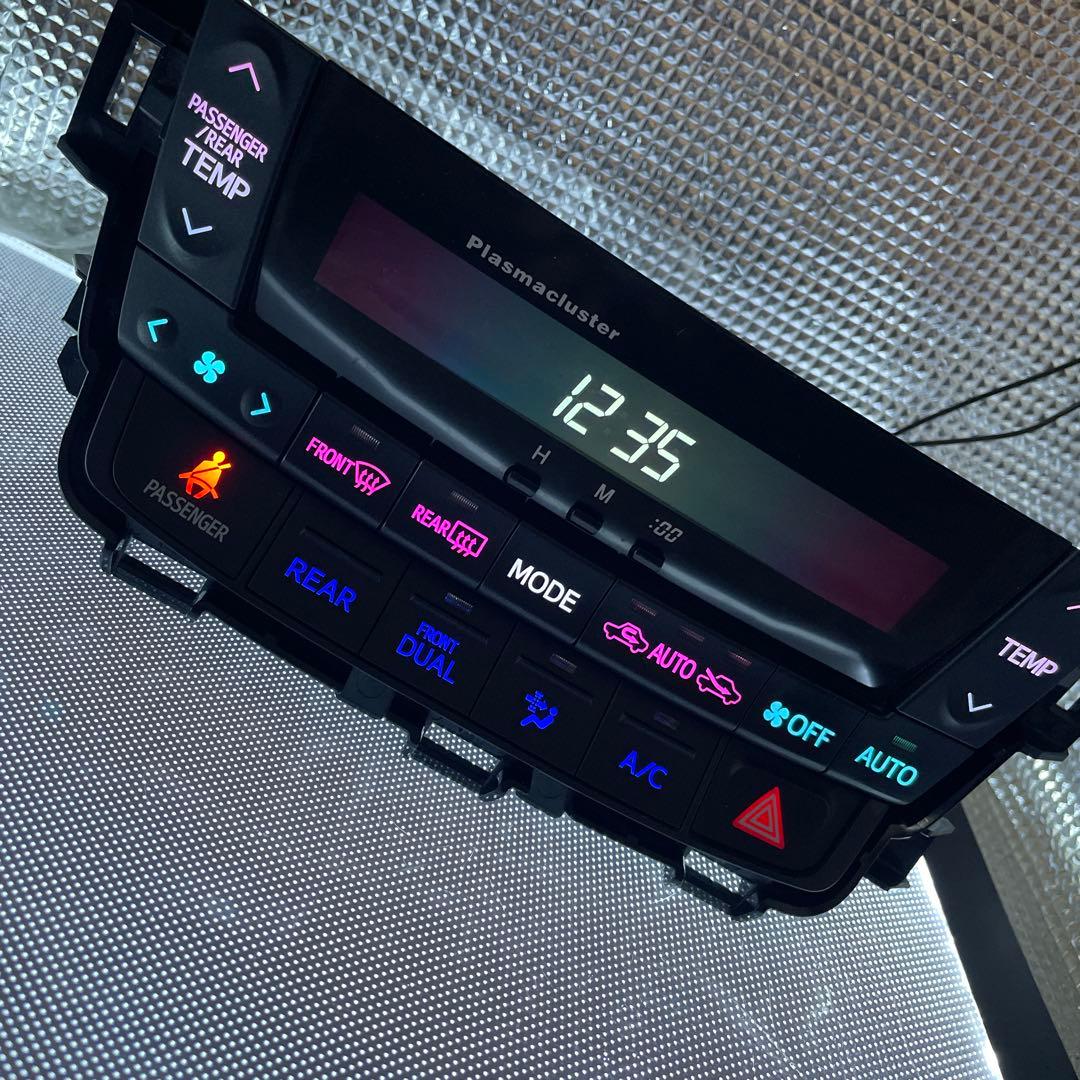 前期用　20系 アルファード、ヴェルファイア エアコンパネル LED交換完成品