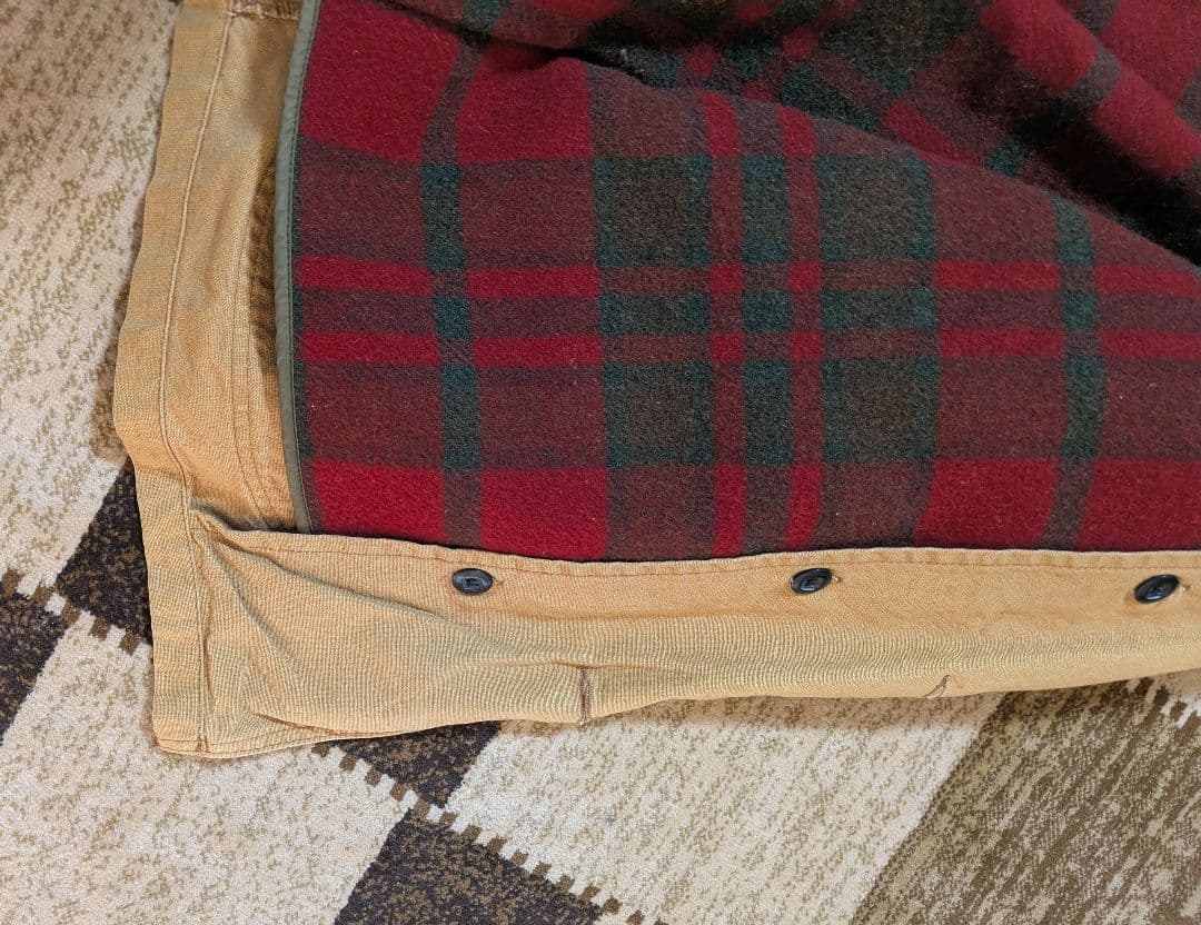 ゆ*き様 90s USA製 L.L.Bean ウールライナー付き茶Lハンティング