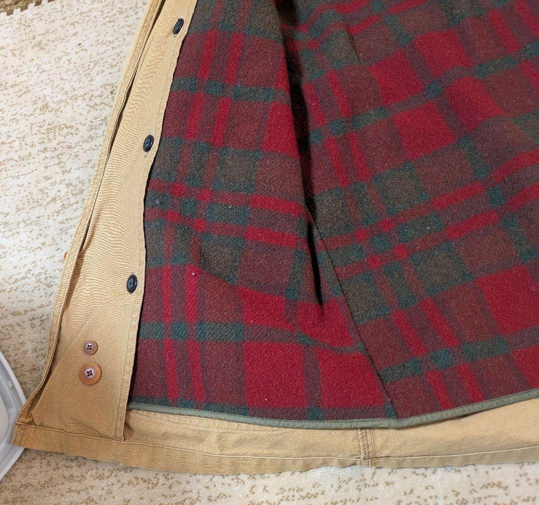 ゆ*き様 90s USA製 L.L.Bean ウールライナー付き茶Lハンティング